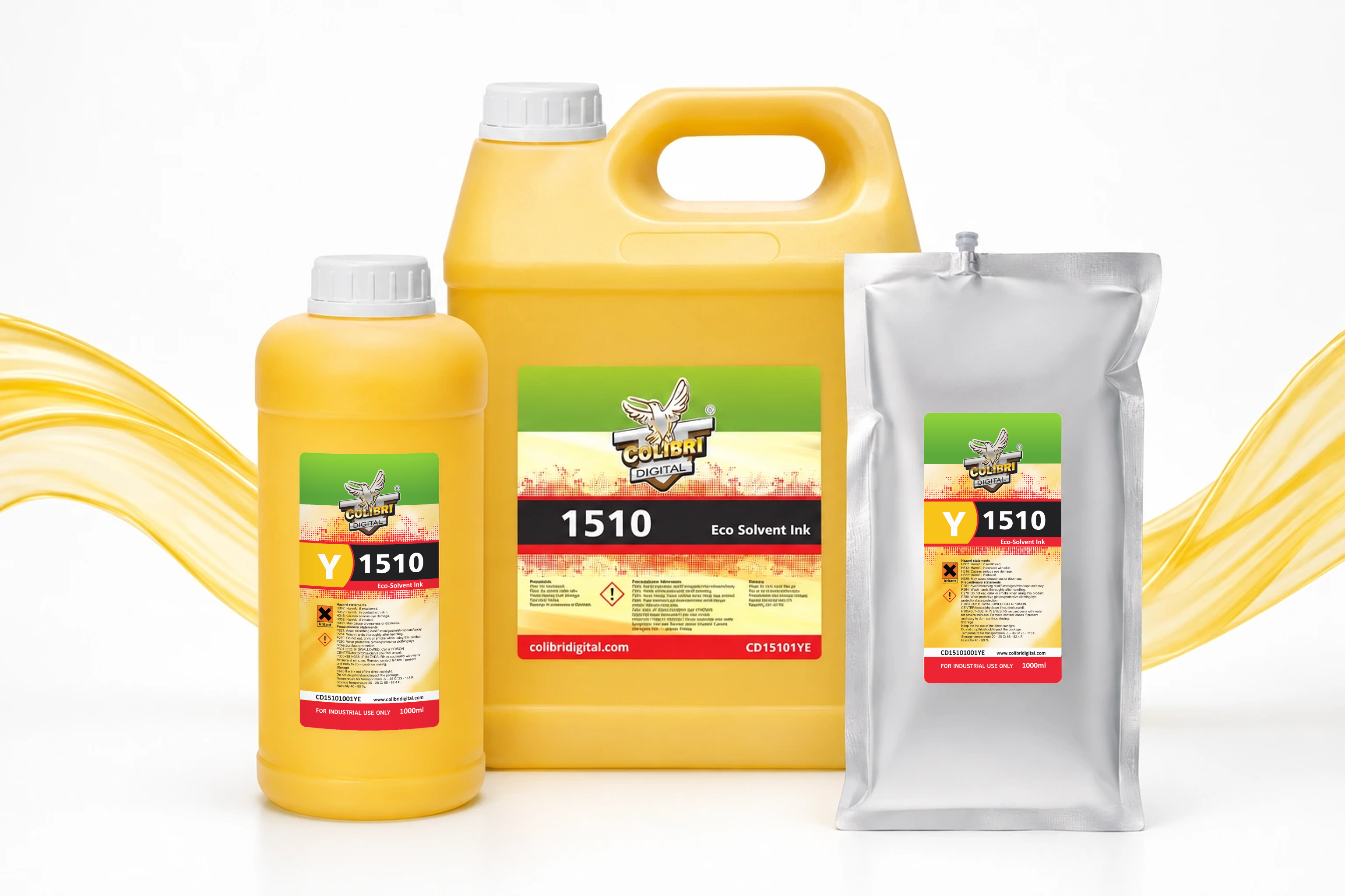 Colibri 1510 series ink packaging — official product photograph