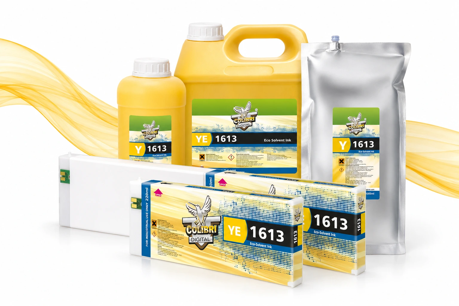 Colibri 1613 series ink packaging — official product photograph
