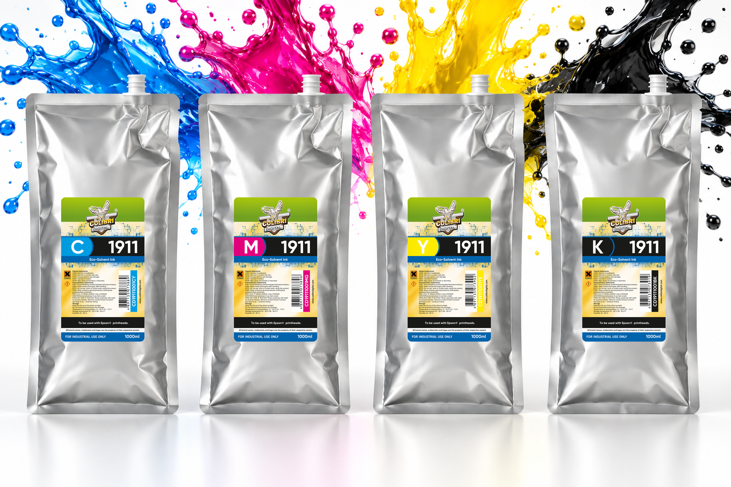 Colibri 1911 ink packaging — original product photograph