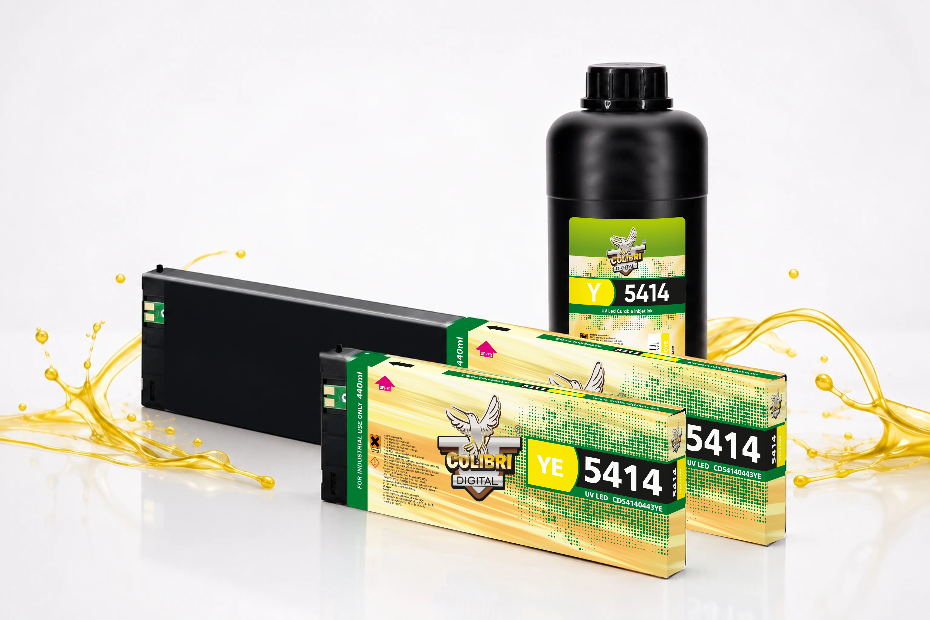 Colibri 5414 series ink packaging — official product photograph
