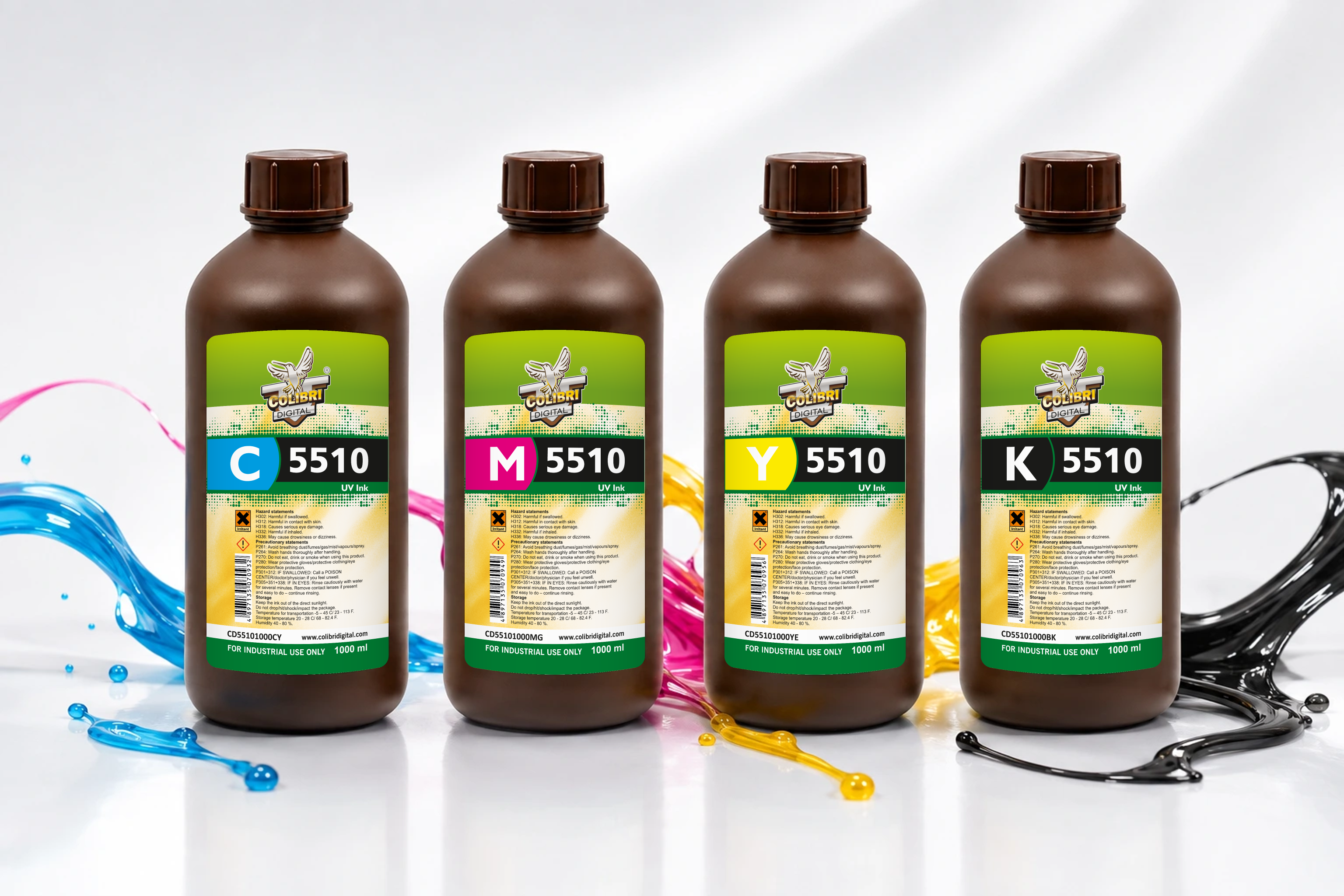Colibri 5510 series ink packaging — official product photograph