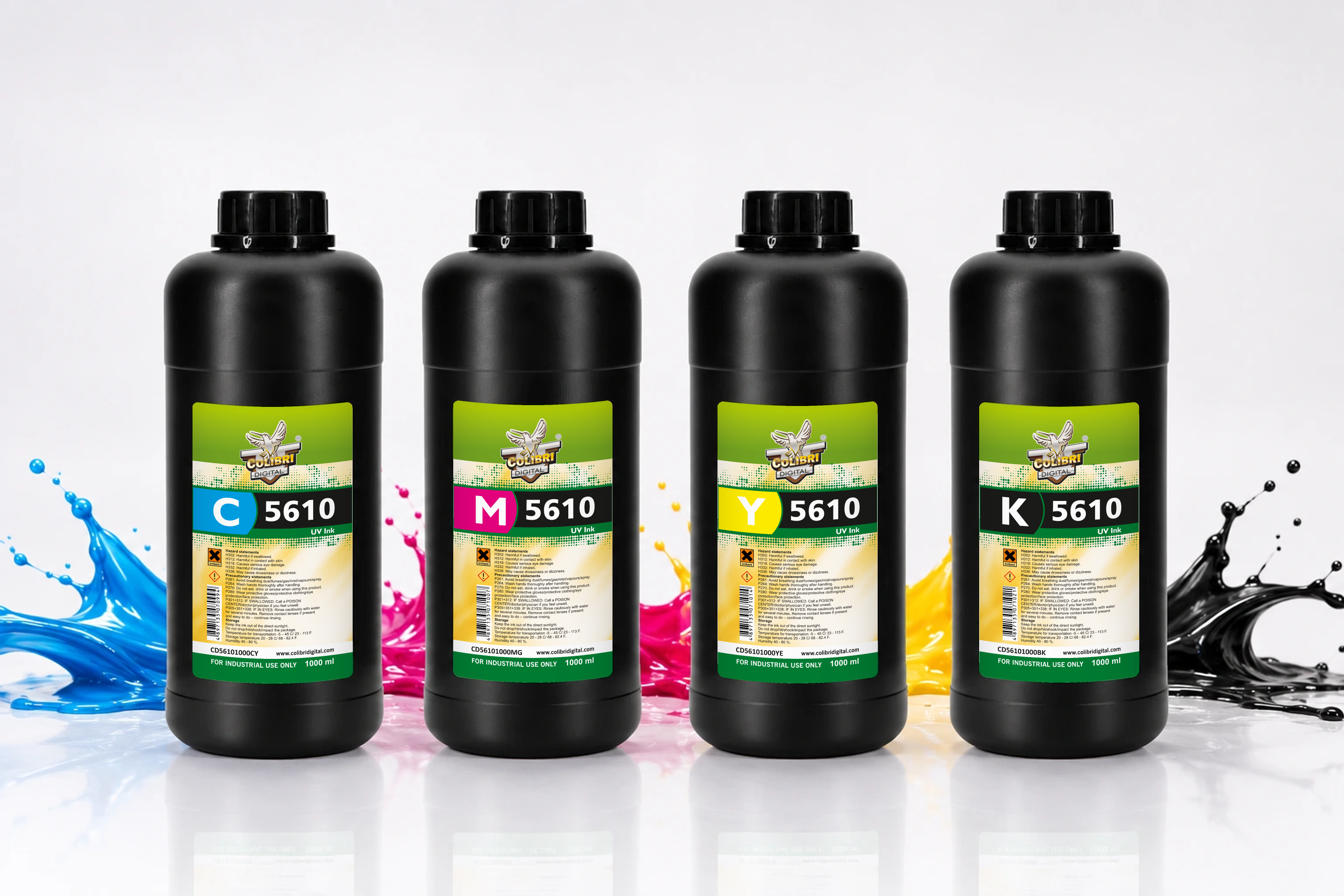Colibri 5610 series ink packaging — official product photograph