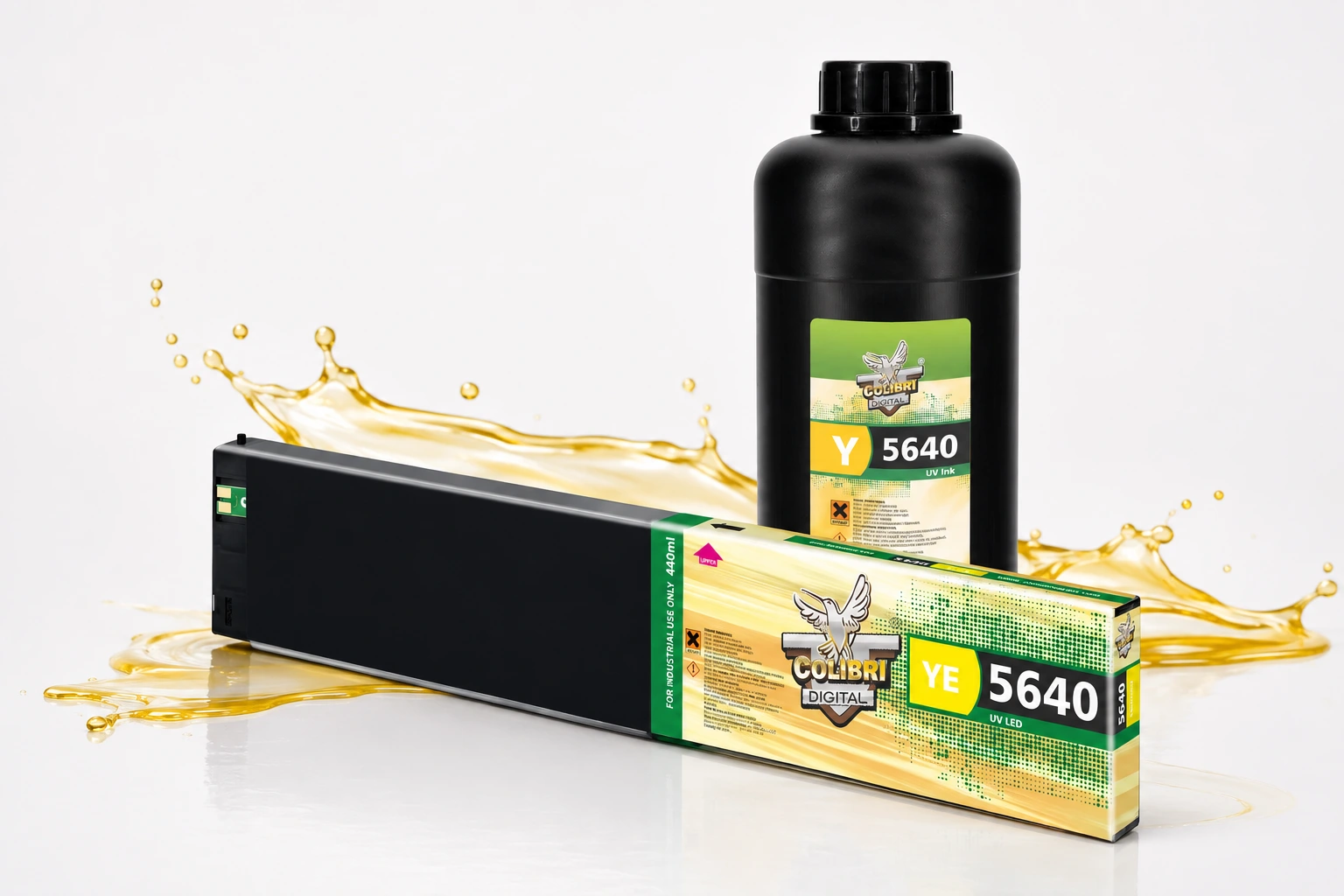 Colibri 5640 series ink packaging — official product photograph