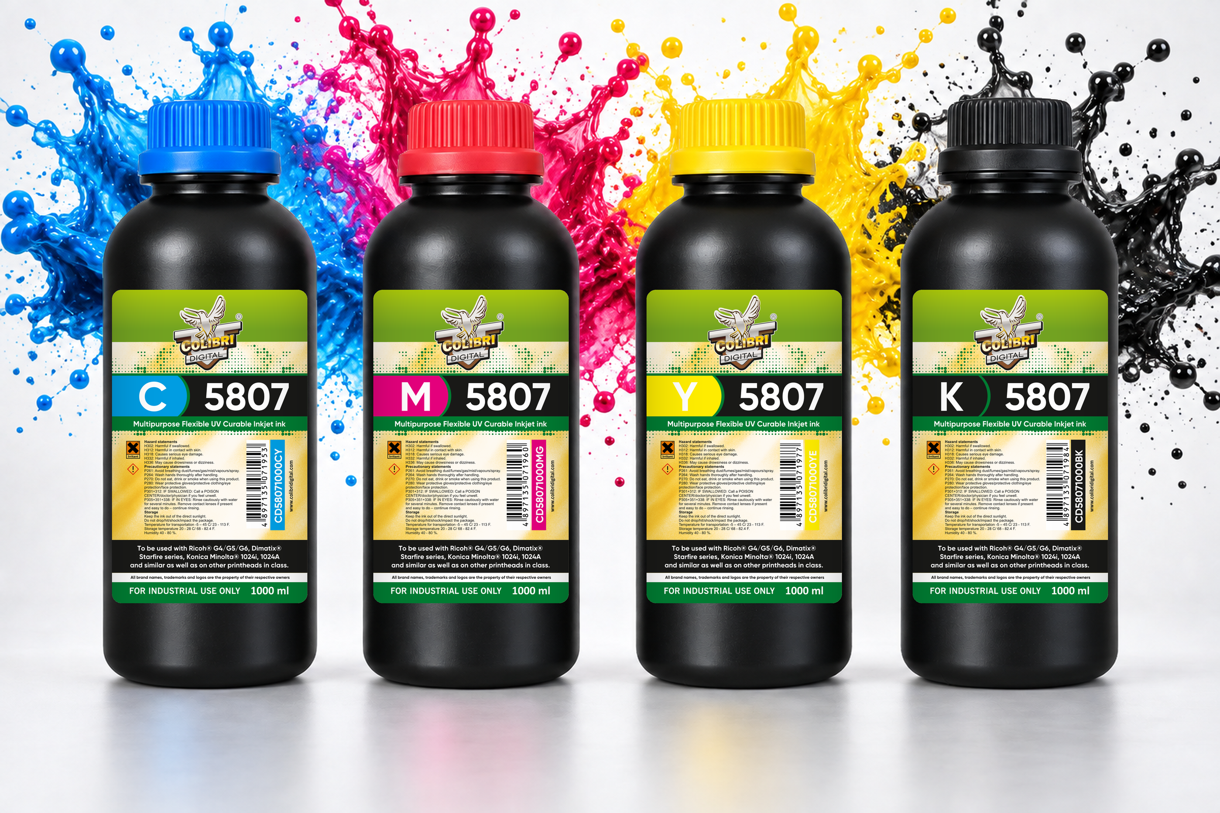 Colibri 5807 ink packaging — original product photograph